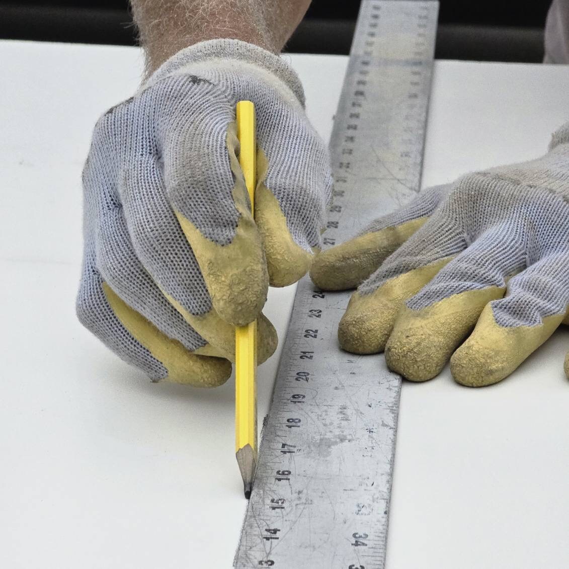 Fabricating Closet Organizers; Measuring Materials